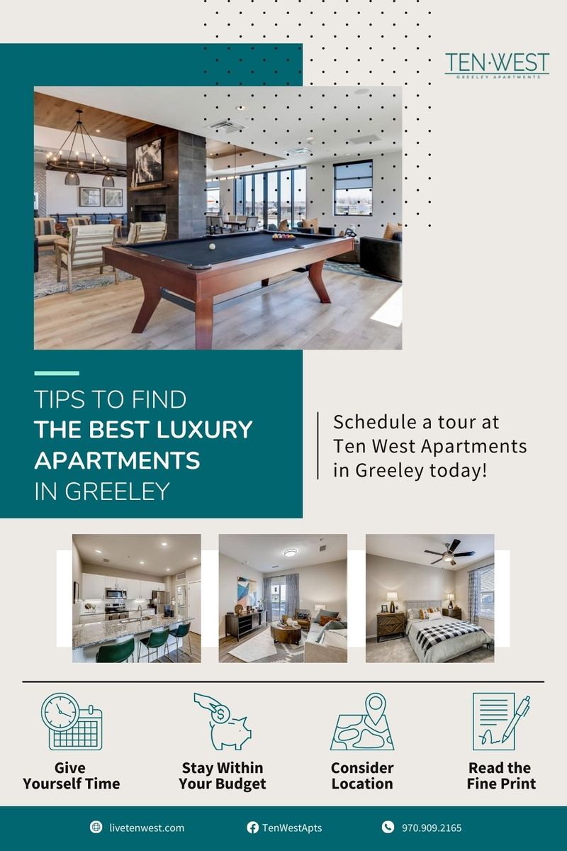 Tips to Find the Best Luxury Apartments in Greeley Infographic