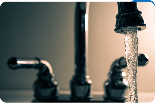 water in a sink