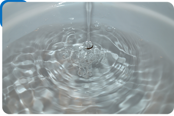 water in a sink