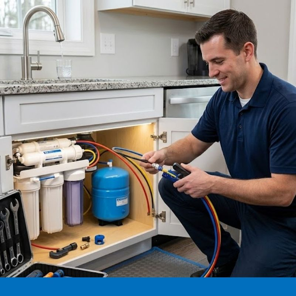 installation of a reverse osmosis system 