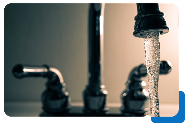 tap water from faucet