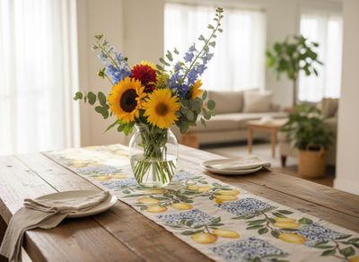 fresh flowers in a vase on a dining table fresh flowers in a vase on a dining table