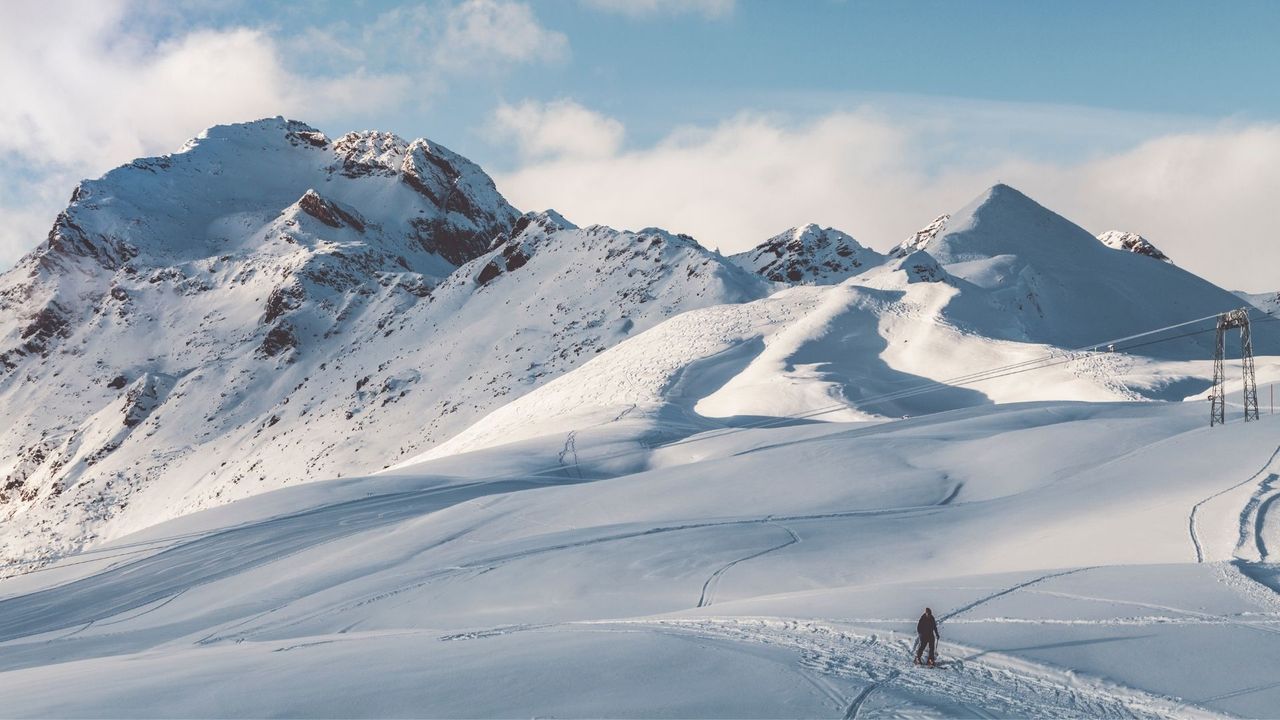 snowy mountain