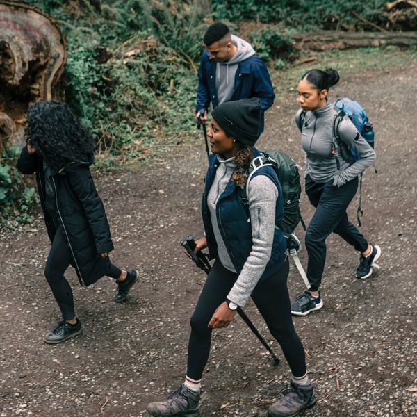 people hiking