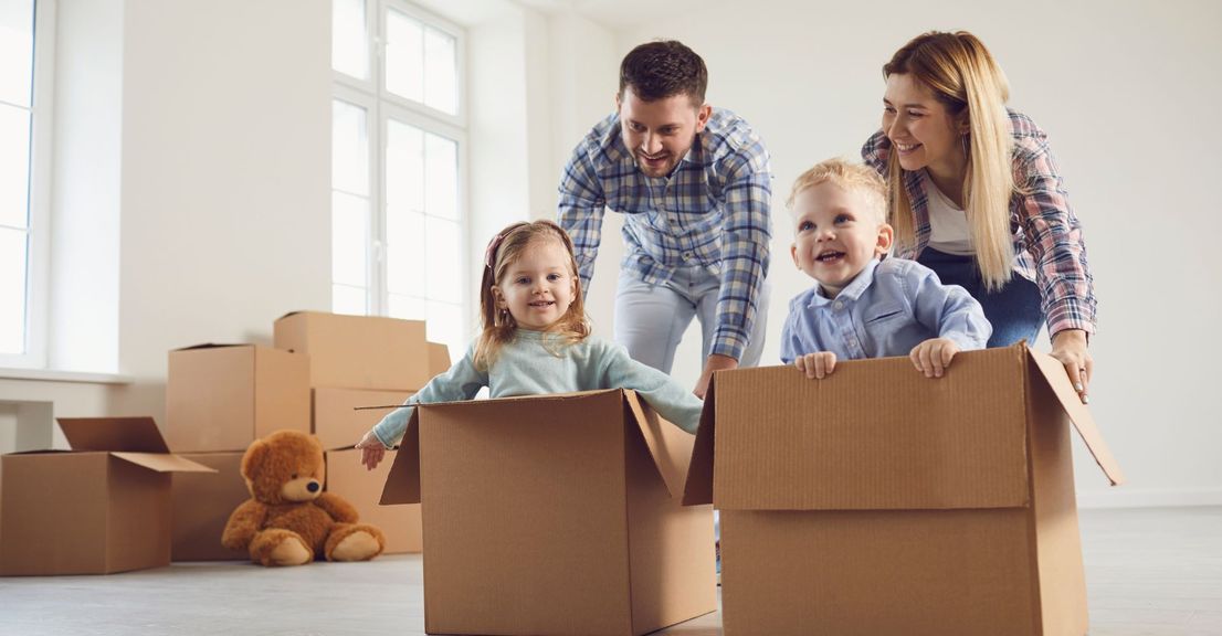 people moving into an apartment