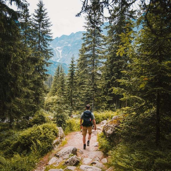 person hiking person hiking