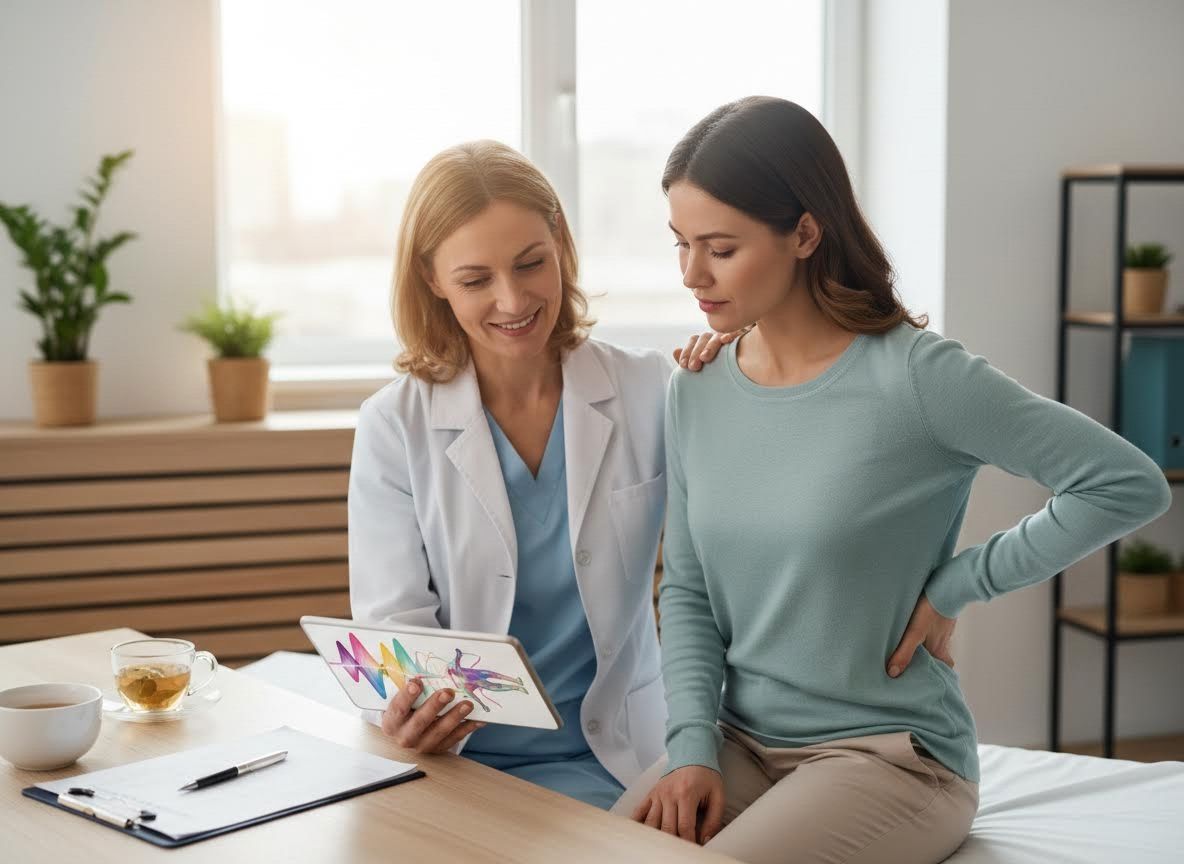 Doctor and Patient Discussing Back Pain