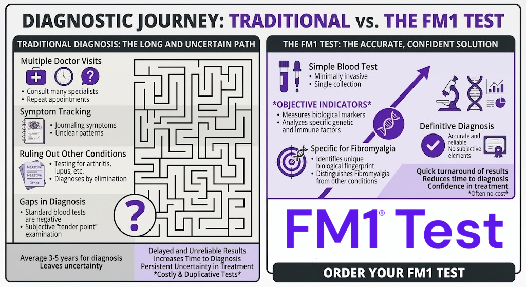DIAGNOSTIC JOURNEY: TRADITIONAL vs. THE FM1 TEST