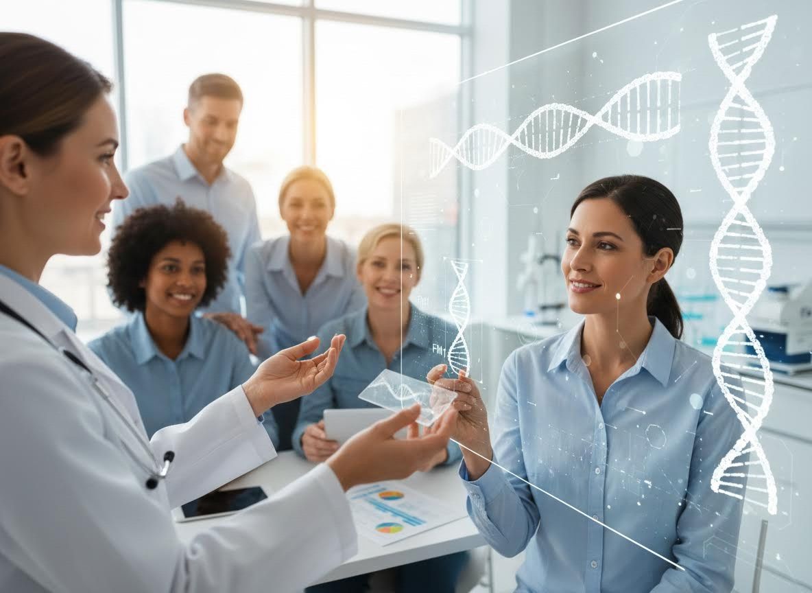 Medical Team Discussing Genetic Data