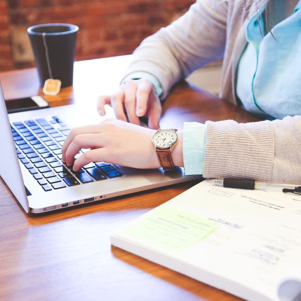 person using a computer