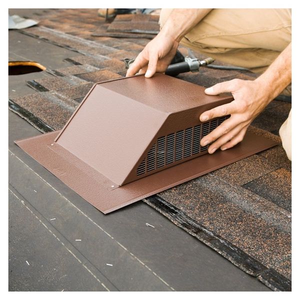 Installing attic vent on shingle roof for ventilation improvement