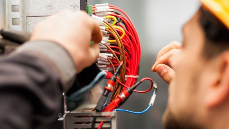 Professional electrician.