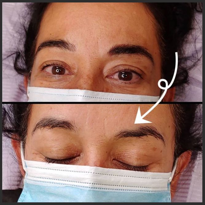 Microblading brows at The Permanent Makeup Studio