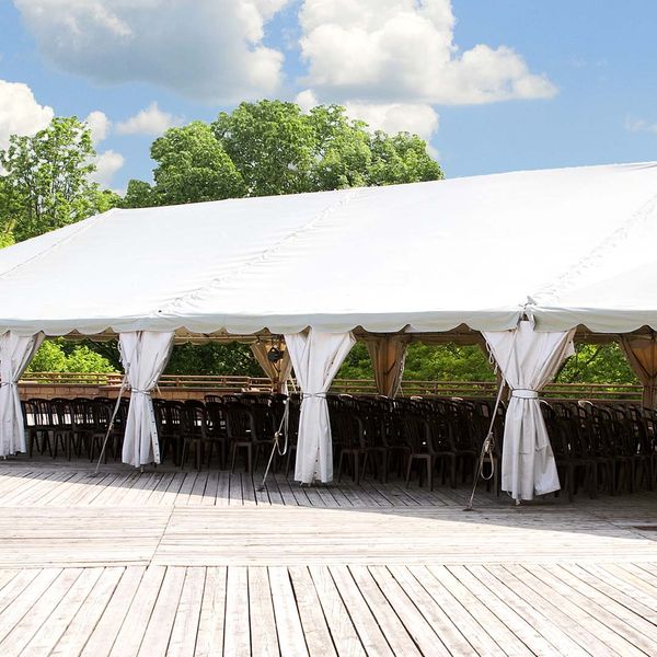 white event tent