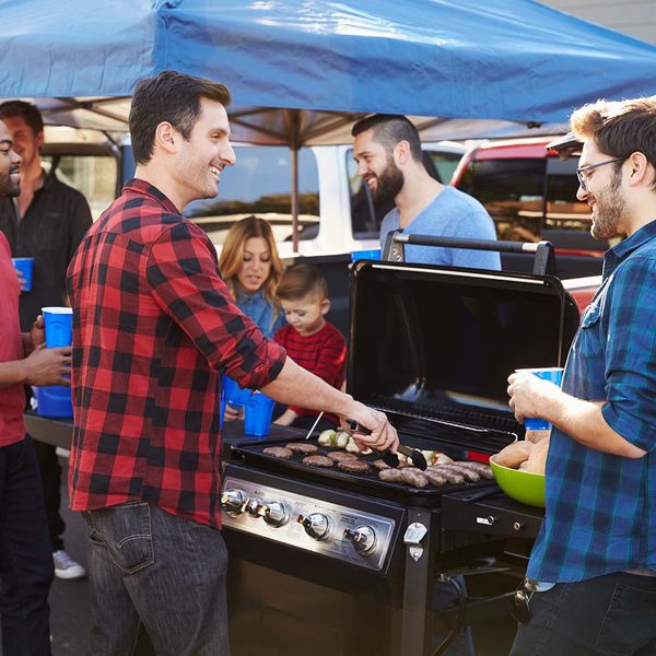 cookout near tent