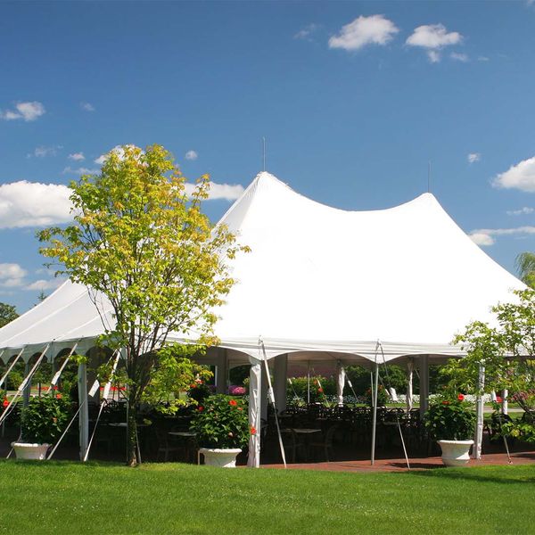 event tent set up