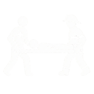 Paramedics with someone on a stretcher 