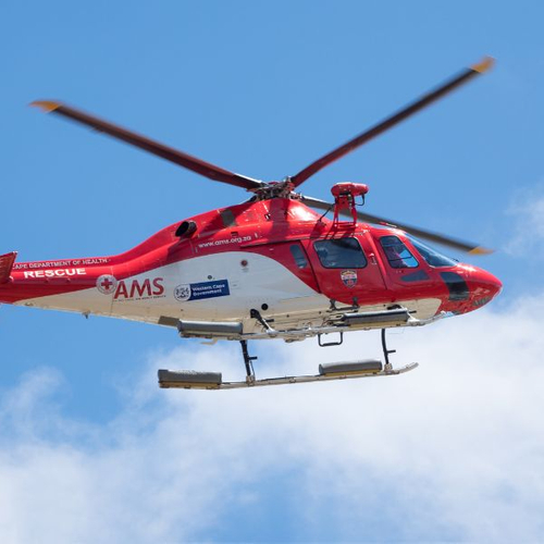 Take to the skies as part of a flight crew transporting patients to specialized care. Air Medical Services