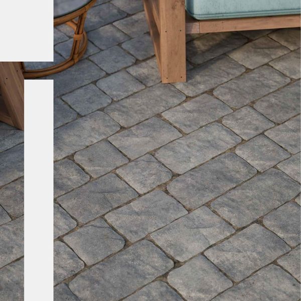Brick pavement. Brick pavement.