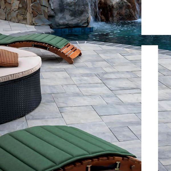 Poolside pavement. Poolside pavement.
