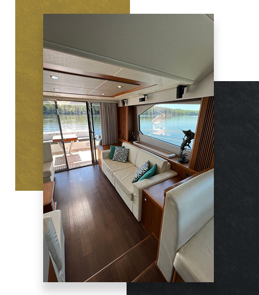 Interior of the Callie Marie yacht