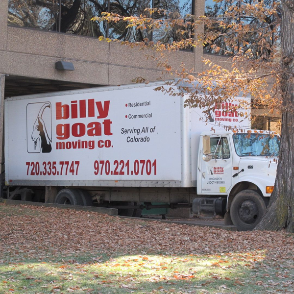 Billy Goat Moving Co. truck