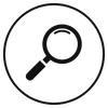 icon of magnifying glass