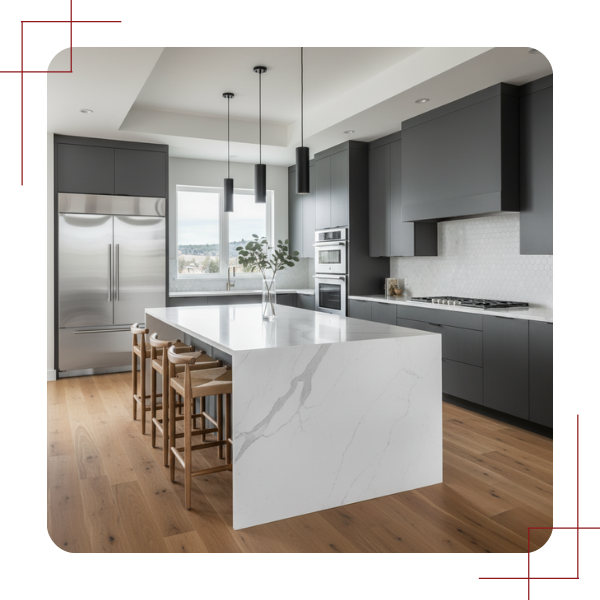 completed kitchen remodel project