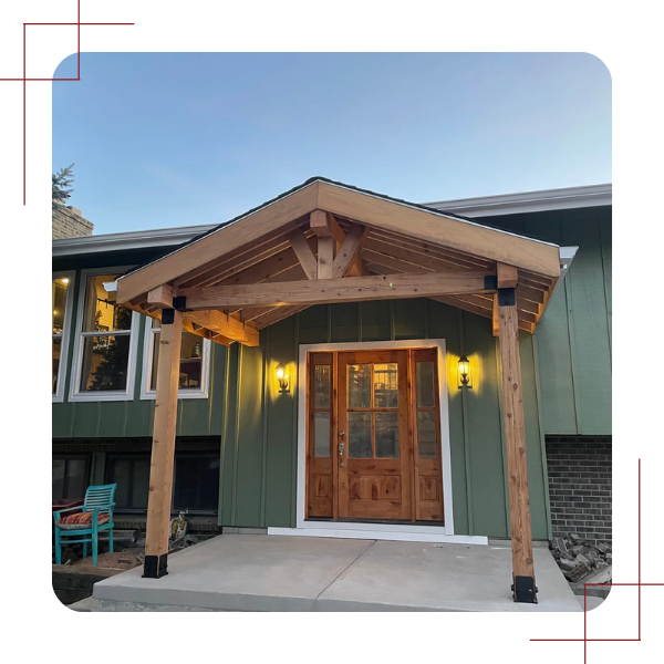 custom home exterior