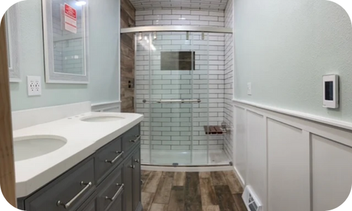 Elegant Bathroom with Double Vanity