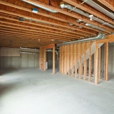 basement remodel in progess