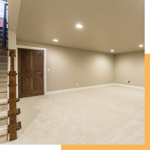 remodeled basement