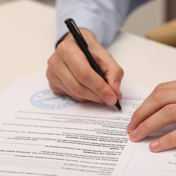 and approved license