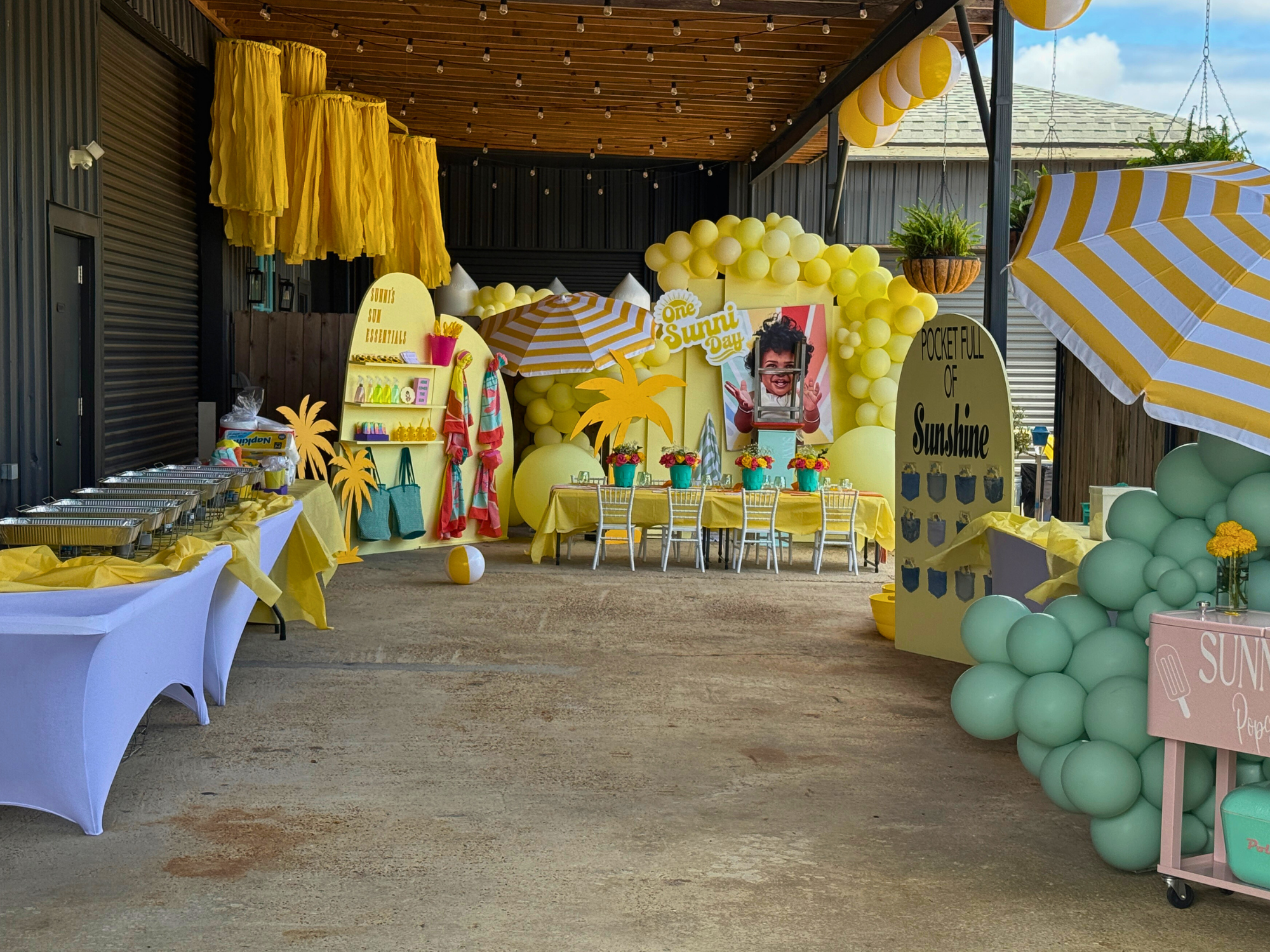 birthday set up with a lot of balloons birthday set up with a lot of balloons