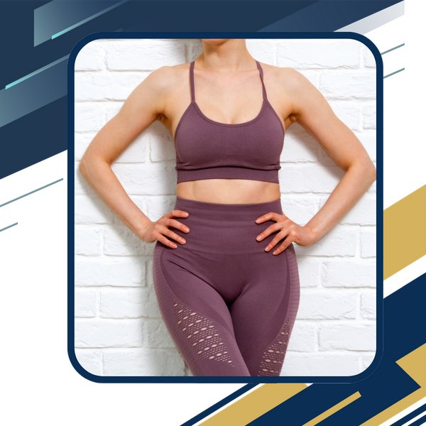 healthy woman in workout clothes