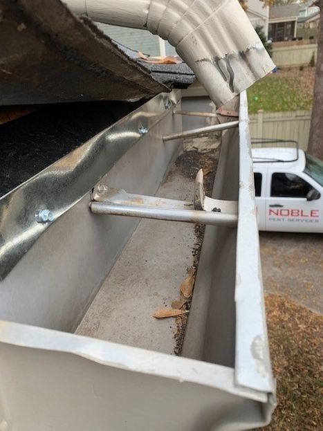 Seal Construction Gap Along Gutters