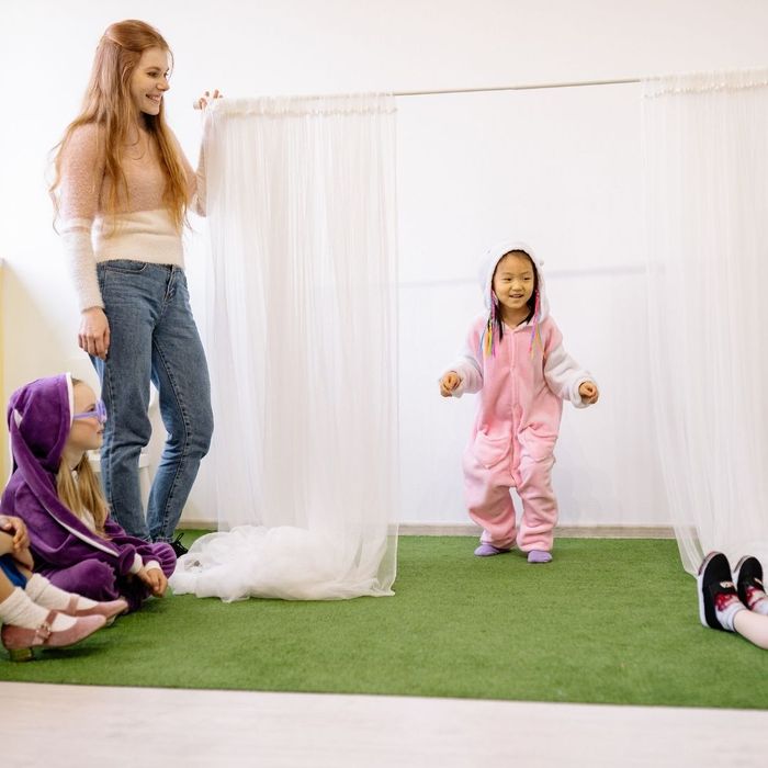 An after school activity at a care center.