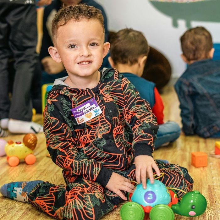 Child playing at a daycare.