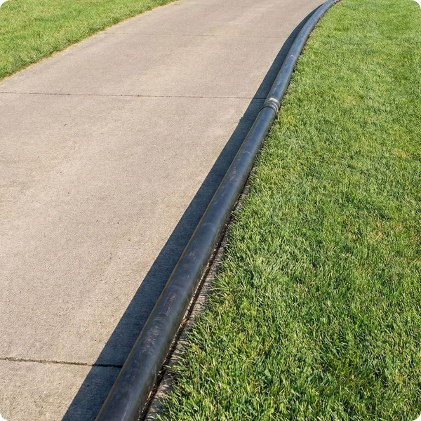 Tube laid by pathway Tube laid by pathway