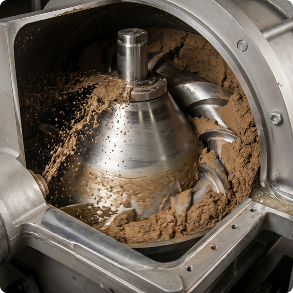 Centrifuge separation machine.