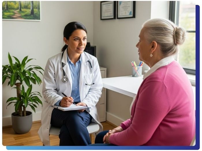 ENT doctor consults with patient in office Katy 1.jpg