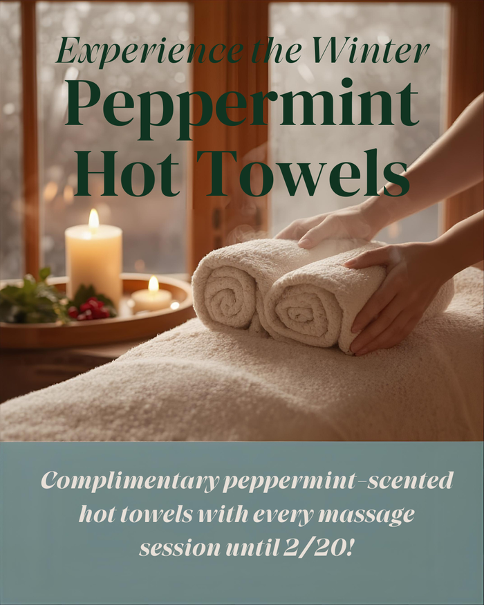 Experience the winter with peppermint hot towels