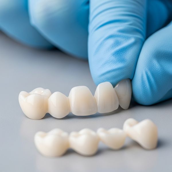 High-quality porcelain veneer shells, representing a durable material investment.