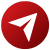 paper airplane  / message icon