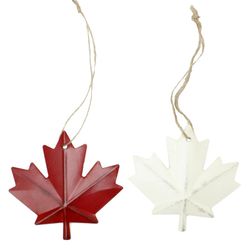 Reg $3 EA Sale $2.40 EA Maple Leaf Ornament