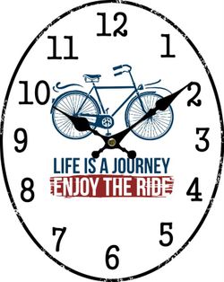 Reg $45 Sale $38.25 Life Is a Journey Wall Clock