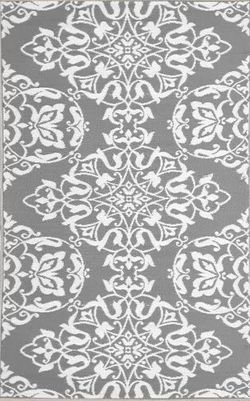 Reg $79 Sale $71.10 4x6 Mad Mat Wrought Iron Cool Silver