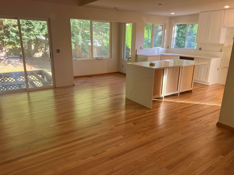 new flooring in home