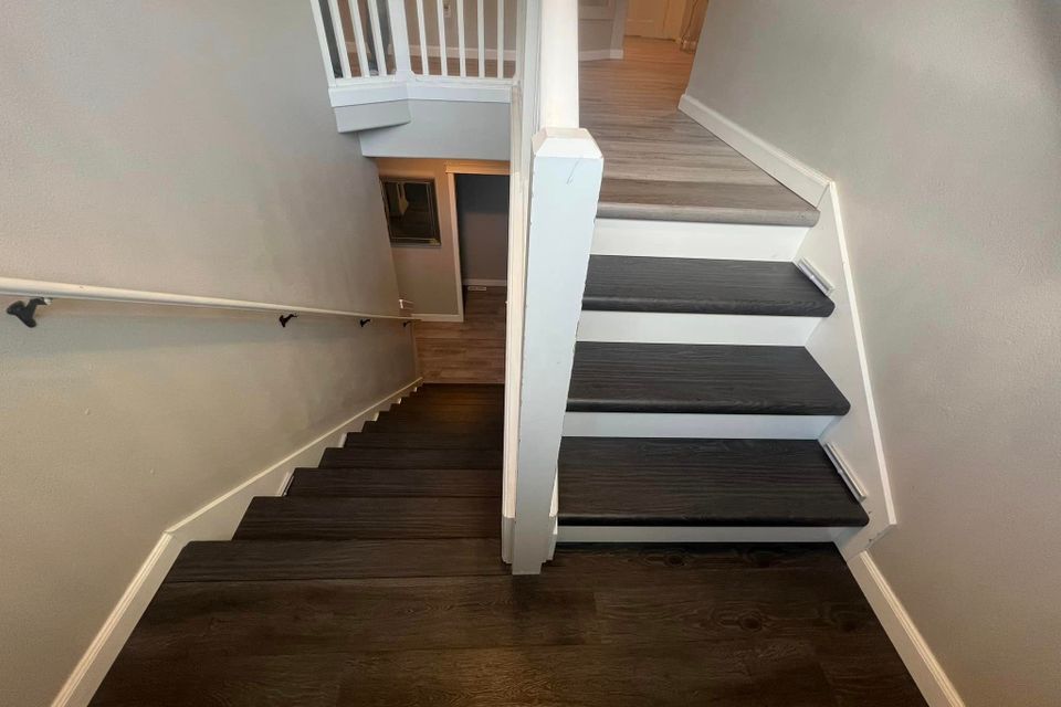 new stair flooring new stair flooring