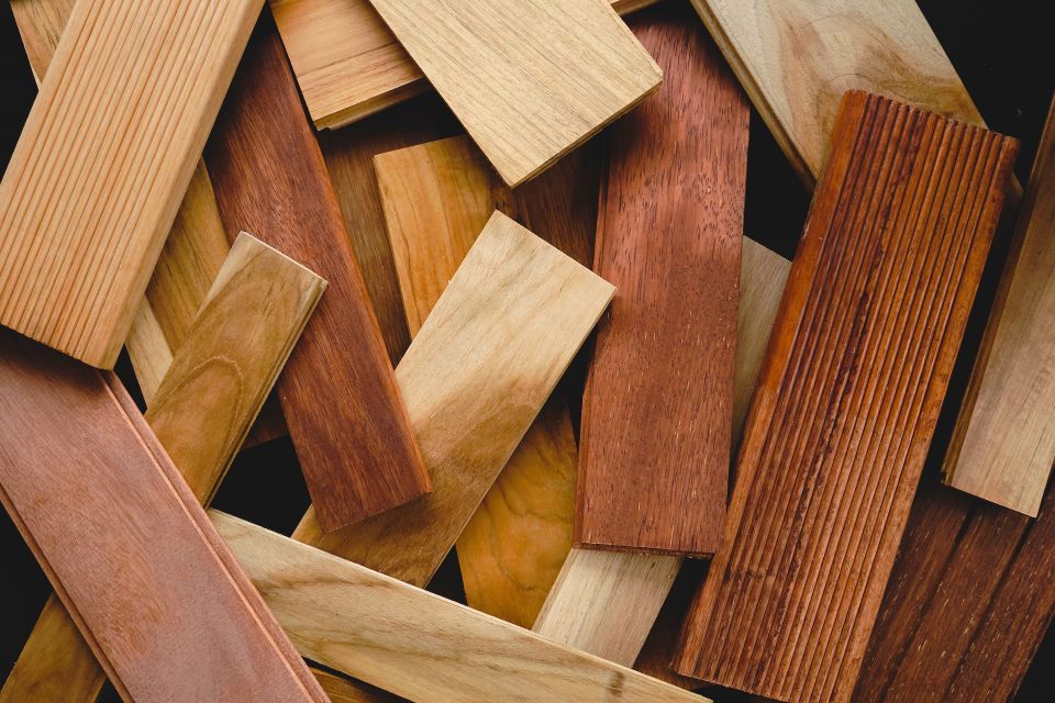 variety of wood variety of wood